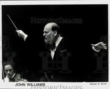 Press Photo Conductor John Williams - srp11326 picture