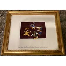 2000 Walt DISNEY World Framed MILLENNIUM Pin Set Mickey & FRIENDS LE 565 Of 1500 picture