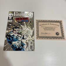 Punisher War Journal #61 1993  Silver Foil 2 times Signed Dixon, Kwapisz COA picture