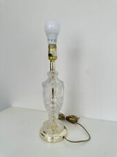 The European Collection 24% Crystal Brass Lamp Made in Yugoslavia Table Lamp picture