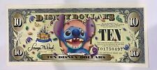 Disney Dollar 2005 $10 Stitch 50th Anniversary UNCIRCULATED   MINT CONDITION picture