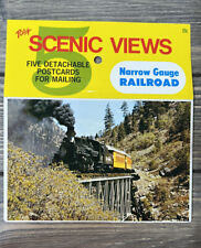 Vintage Petley Scenic Views Five Detachable Postcards for Mailing Narrow Gauge  picture