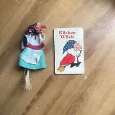 Vintage Norwegian Rubber Face Kitchen Witch-Baba Yaga 5