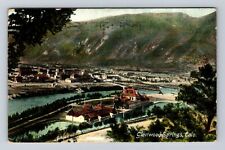 Glenwood Springs CO-Colorado, Panoramic Glenwood Springs, Vintage c1913 Postcard picture