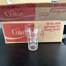 Vintage Coca-Cola 75th Anniversary Drinking Glasss 1977 Collectible Full Set Box picture