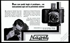 1933 Nagel Vollenda 48 camera photo French vintage print ad picture