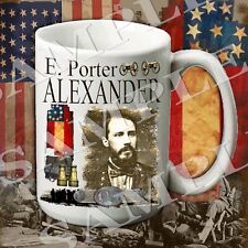 E. Porter Alexander CSA Army 15-ounce American Civil War themed coffee mug picture