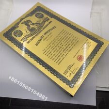 100 pc $1000 Gold German External Loan Bond 1924 Gold Foil Banknote Note Gift picture