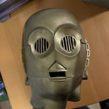 Vintage  Rare 1995 Lucas Film Limited C-3PO latex mask Halloween adult Gold picture