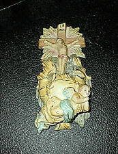 ANT/VTG GERMAN HOLY WATER FONT BISQUE~6