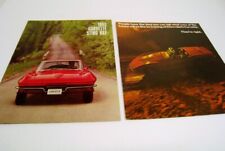 43 Count-Lot of 1965 Thru 2014 Corvette Dealer Sales Brochures 