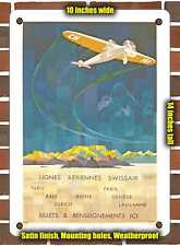 METAL SIGN - 1931 Swissair Airlines - 10x14 Inches picture