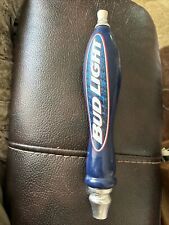 VINTAGE Bud Light Wooden Beer Tap Handle 11.5”  Bar Keg Tap Handle Man Cave picture
