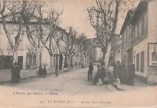 La Garde, Var Sadt-Carnot Street View France Antique Postcard picture