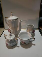 Beautiful Vintage Kahla German Made Porcelain China Tea Pot Brew W/ Sugar Bowl picture