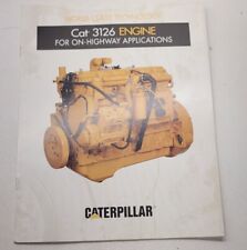Original 1996 Caterpillar Cat 3126 Engine Sales Brochure 96 picture