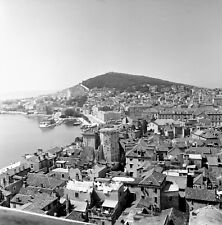 1960 SPLIT - General View Croatia - Negative 6 x 6 - YOUG 60 picture