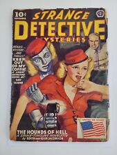 Strange Detective Mysteries Pulp Magazine September 1942 Robot Woman Cover picture