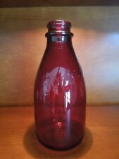 Vintage Borden's Red Milk Bottle - The Holy Grail of Milk Bottles picture