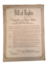 Antique Copy of The United States Bill of Rights Congrefs of the United States picture
