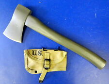 U.S. MODEL M-1910 HAND AXE AND CANVAS COVER 1944 picture