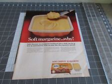Chiffon Margarine -  1966 vintage print ad - Soft Margarine...why? low fat picture