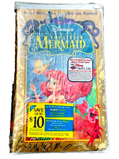 THE LITTLE MERMAID NEW Walt Disney Video VHS Vintage UNOPENED FACTORY SEALED picture