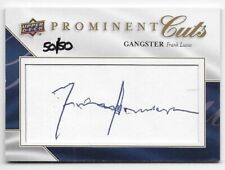 2009 UD PROMINENT CUTS CUT AUTOGRAPH 'American Gangster' Frank Lucas #50/50 picture