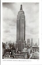 New York City RPPC Postcard Empire State Building Mainzer no. 1 1930's FZ picture