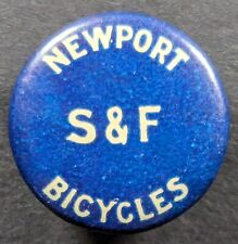 Antique 1890's-1910 S&F Newport Bicycle Stud Button Pin picture
