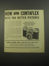 1956 Zeiss Contaflex Camera Ad - How Contaflex gets you better pictures picture