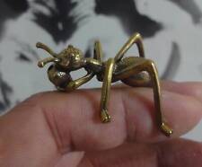 Vintage Style Solid Brass Copper Vivid Ant Animal Statue Sculpture picture