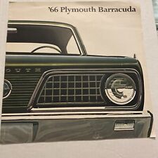 Original 1966 Plymouth Barracuda Formula S Deluxe Dealer Sales Brochure Catalog picture