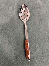 Vintage Precision Hollow Ground Stainless Steel Slotted Spoon - Used - Warranty picture