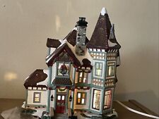 St. Nicholas Square Doctor's Office/Residence Christmas Village 2002 With Box picture