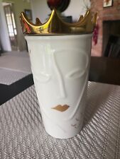 Starbucks 2016 Siren Ceramic Travel Mug Tumbler Missing Crown(top) picture
