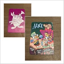 EXTREMELY RARE VINTAGE ALICE IN WONDERLAND 1952 CASTELL PEPYS TITLE HEADER CARD picture