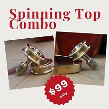 Spinning Top Duo Offer 99 Titanium EDC gear inception top movie gift ideas metal picture