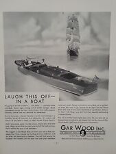 1930 Gar Wood Motor Boat Fortune Magazine Print Advertising Tearsheet Clipper picture