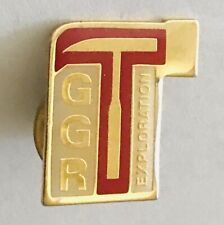 GGR Exploration Pin Badge Mining Company Rare Vintage (C12) picture