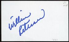 William Petersen signed autograph 3x5 Cut American Actor on Thriller Series CSI picture