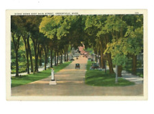 Vintage Postcard  MASSACHUSETTS    EAST MAIN ST., GREENFIELD   UNPOSTED picture