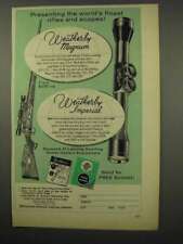 1955 Weatherby Magnum Rifle & Imperial Scope Ad picture