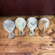 Set of 4 Ornate Antique Cast Iron Claw Foot Bath Tub Feet Ball Eagle Claw picture