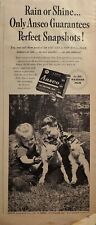 Vintage Print Ad 1951 Ansco All-Weather Camera Film Children w Baby Goats Kids picture