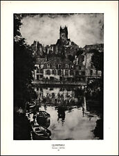 1927 Paris Photo Exhibition Contest-Quimperlé~Docteur J. Dupuis photo print  L23 picture
