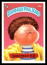 1985 TOPPS GARBAGE PAIL KIDS SERIES #2 65B 65A SHRUNKEN ED CHEEKY CHARLES GLOSSY picture