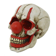 Clown Skull Figurine Statue Skeleton Halloween picture