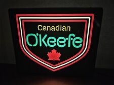 Vintage 1984 Advertising Canadian O’Keefe Neon Style Lighted Beer Sign 15”x18” picture