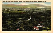 Vintage postcard- Tower of the Old First Church, Bennington Vermont VT unposted picture